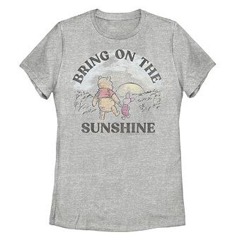Disney's Winnie The Pooh Piglet And Pooh Juniors' Bring On The Sunshine Tee