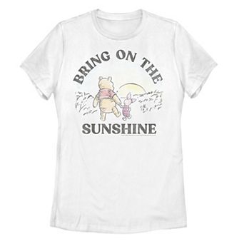 Disney's Winnie The Pooh Piglet And Pooh Juniors' Bring On The Sunshine Tee