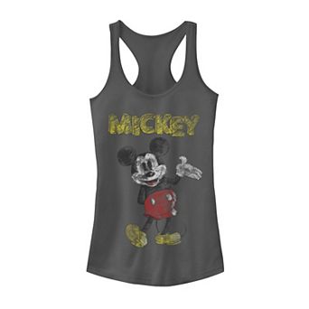 Disney's Mickey Juniors' Distressed Tank Top