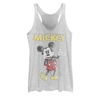 Disney's Mickey Juniors' Distressed Tank Top