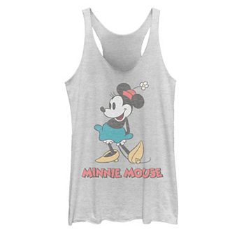 Disney's Mickey & Friends Minnie Retro Shy Portrait Juniors' Tank Top
