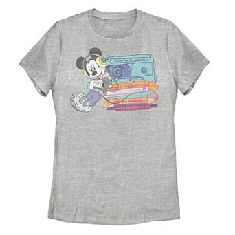 Disney's Mickey And Friends Mixtape Mickey Mouse Junior's Tee