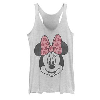 Disney's Mickey Minnie Big Face Juniors' Tank Top