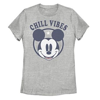 Disney's Mickey Mouse Juniors' Chill Vibes Graphic Tee