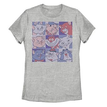 Disney's Cats of Disney Juniors' Portrait Panels Graphic Tee