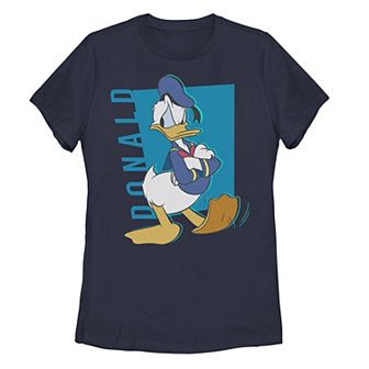 Disney's Donald Duck Juniors' Pop Art Moody Graphic Tee