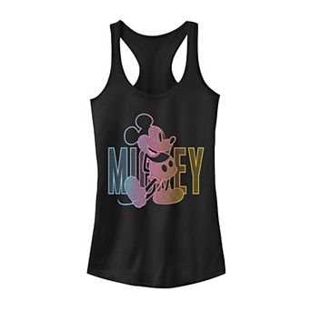 Disney's Mickey Juniors' Gradient Outline Tank Top