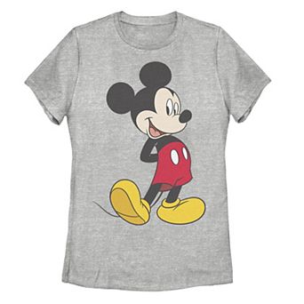 Disney's Mickey Mouse Juniors' Smiling Pose Graphic Tee