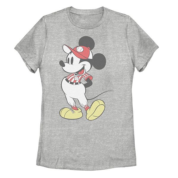 Disney's Mickey Mouse Juniors' Baseball Outfit Graphic Tee