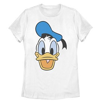 Disney's Mickey Mouse & Friends Juniors' Donald Big Face Graphic Tee