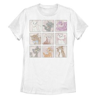 Disney's Mickey Mouse & Friends Juniors' Cats Box Up Graphic Tee