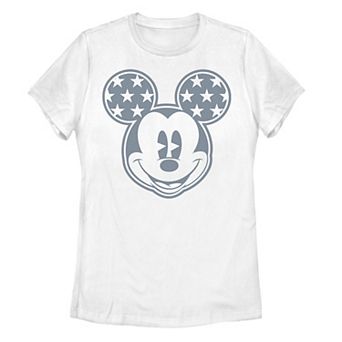 Disney's Mickey Mouse & Friends Juniors' Star Pattern Graphic Tee