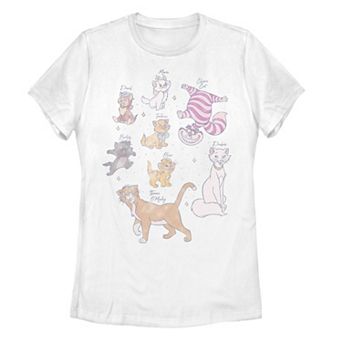 Disney's Cats of Disney Juniors' Name Portraits Graphic Tee