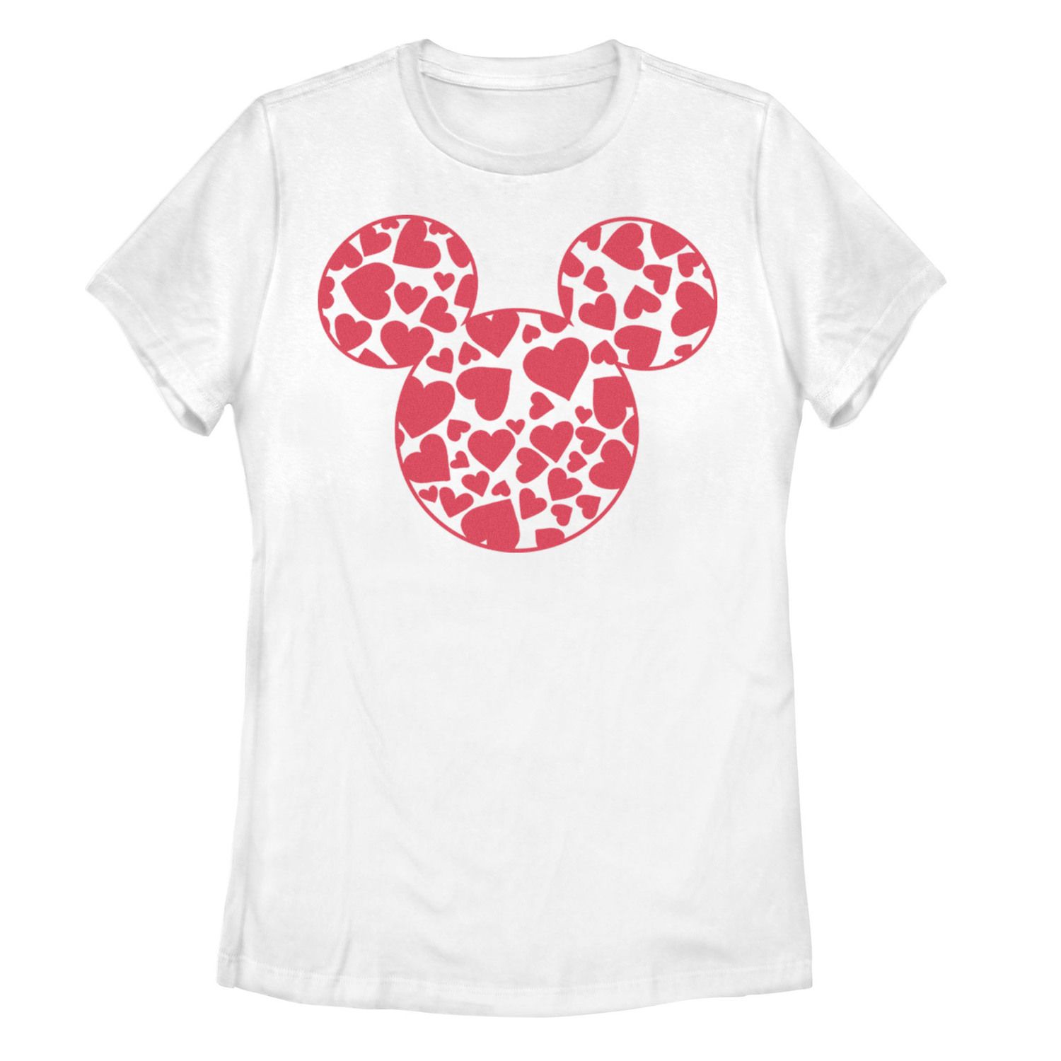Image for Licensed Character Disney's Mickey Mouse & Friends Juniors' Valentine's Day Heart Graphic Tee at Kohl's.