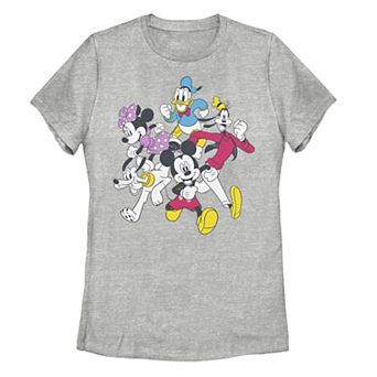 Disney's Mickey Mouse & Friends Juniors' Group Shot Graphic Tee