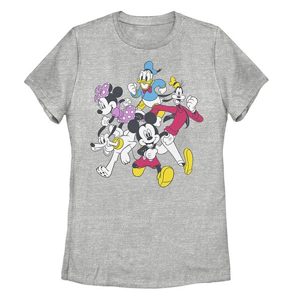 Disney's Mickey Mouse & Friends Juniors' Group Shot Graphic Tee