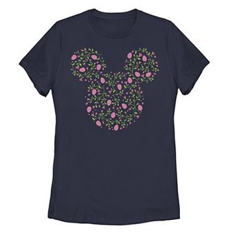 Disney's Mickey Mouse & Friends Juniors' Floral Graphic Tee