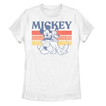Disney's Mickey Mouse & Friends Juniors' Pluto Retro Graphic Tee
