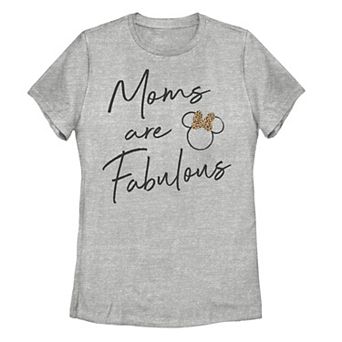 Disney's Minnie Mouse Juniors' Moms Are Fabulous Graphic Tee