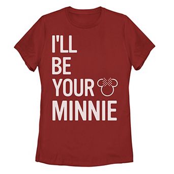 Disney's Minnie Mouse Juniors' Word Stack Graphic Tee