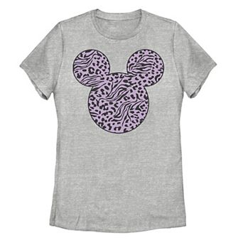Disney's Mickey & Friends Mickey Tiger Cheetah Mashup Fill Juniors' Tee
