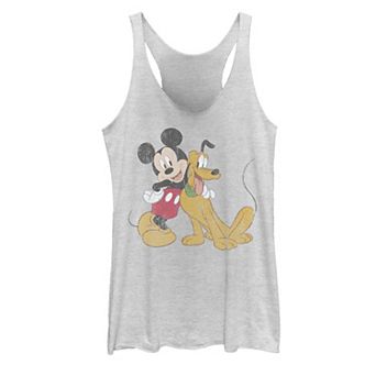 Disney's Mickey Mouse & Pluto Classic Friends Juniors' Tank Top
