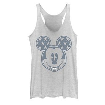 Disney's Mickey & Friends Mickey Mouse Star Pattern Ears Juniors' Tank Top