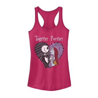 Juniors' Disney The Nightmare Before Christmas Jack & Sally Together Tank Top