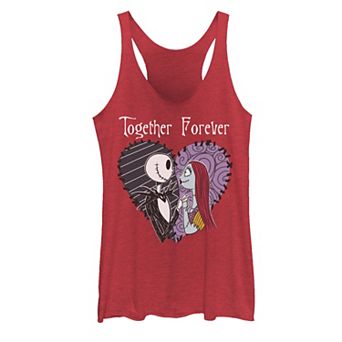Juniors' Disney The Nightmare Before Christmas Jack & Sally Together Tank Top