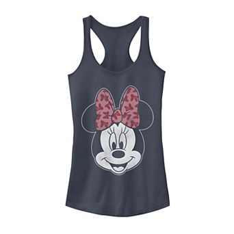 Disney's Mickey Modern Minnie Head Shot Juniors' Tank Top