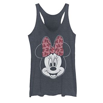 Disney's Mickey Modern Minnie Head Shot Juniors' Tank Top