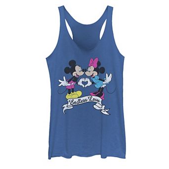 Disney's Mickey Mouse Juniors' Endless Love Group Shot Tank Top