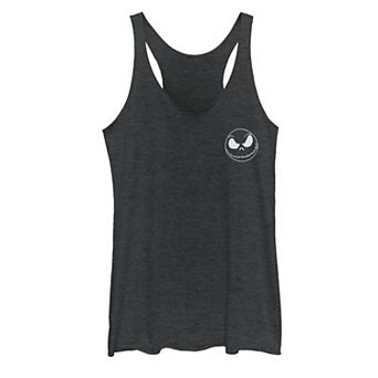 Disney's The Nightmare Before Christmas Jack Skellington Juniors' Scribble Pocket Tank Top