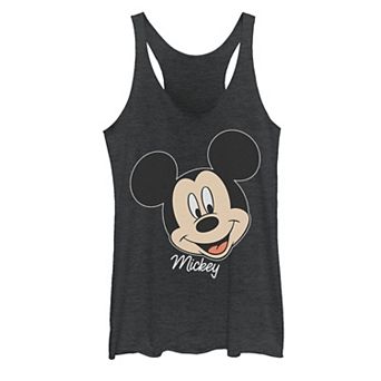 Disney's Mickey Mouse Juniors' Smile Face Portrait Tank Top