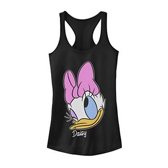 Disney's Daisy Duck Juniors' Winking Face Portrait Tank Top