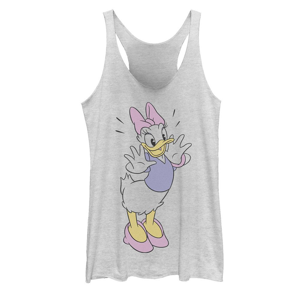 Disney's Daisy Duck Juniors' Ecstatic Pose Portrait Tank Top