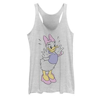 Disney's Daisy Duck Juniors' Ecstatic Pose Portrait Tank Top