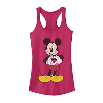 Disney's Mickey Mouse Juniors' Heart Hands Pose Tank Top