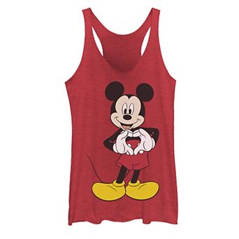 Disney's Mickey Mouse Juniors' Heart Hands Pose Tank Top