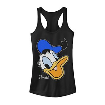 Disney's Donald Duck Juniors' Smiling Face Portrait Tank Top