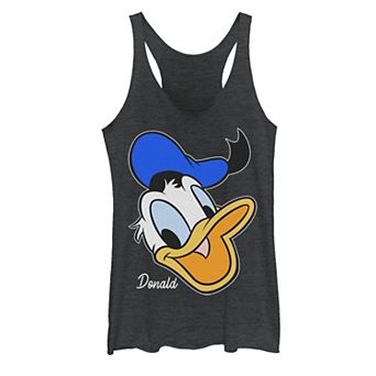 Disney's Donald Duck Juniors' Smiling Face Portrait Tank Top