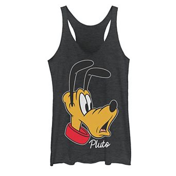 Disney's Pluto Juniors' Surprised Face Portrait Tank Top