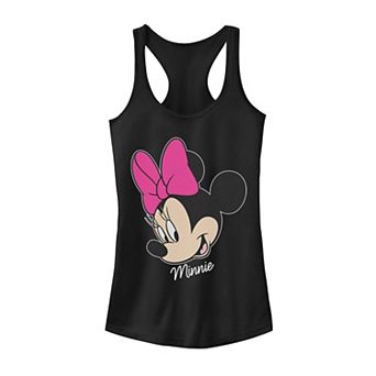 Disney's Minnie Mouse Juniors' Face Portrait Smile Tank Top