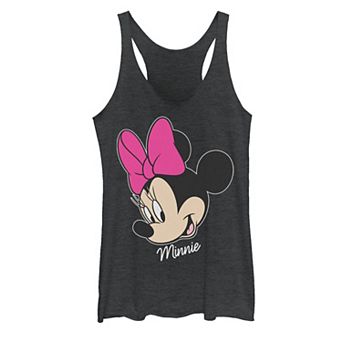 Disney's Minnie Mouse Juniors' Face Portrait Smile Tank Top