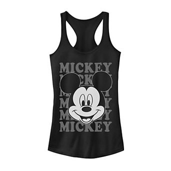 Disney's Mickey Mouse Juniors' Name Stack Portrait Tank Top