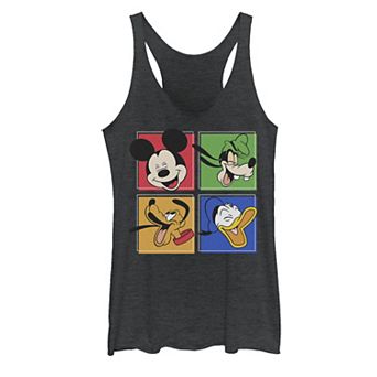 Disney's Mickey & Friends Juniors' Laughing Panels Tank Top