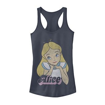 Disney's Alice In Wonderland Alice Juniors' Simple Portrait Tank Top