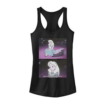 Disney's Alice In Wonderland Juniors' I Give Good Advice Panels Tank Top