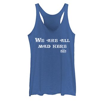 Disney's Alice In Wonderland Juniors' We Are All Mad Here Tank Top