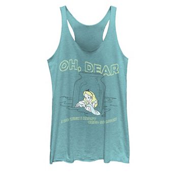 Disney's Alice In Wonderland I Do Wish I Hadn't Cried So Much Juniors' Tank Top